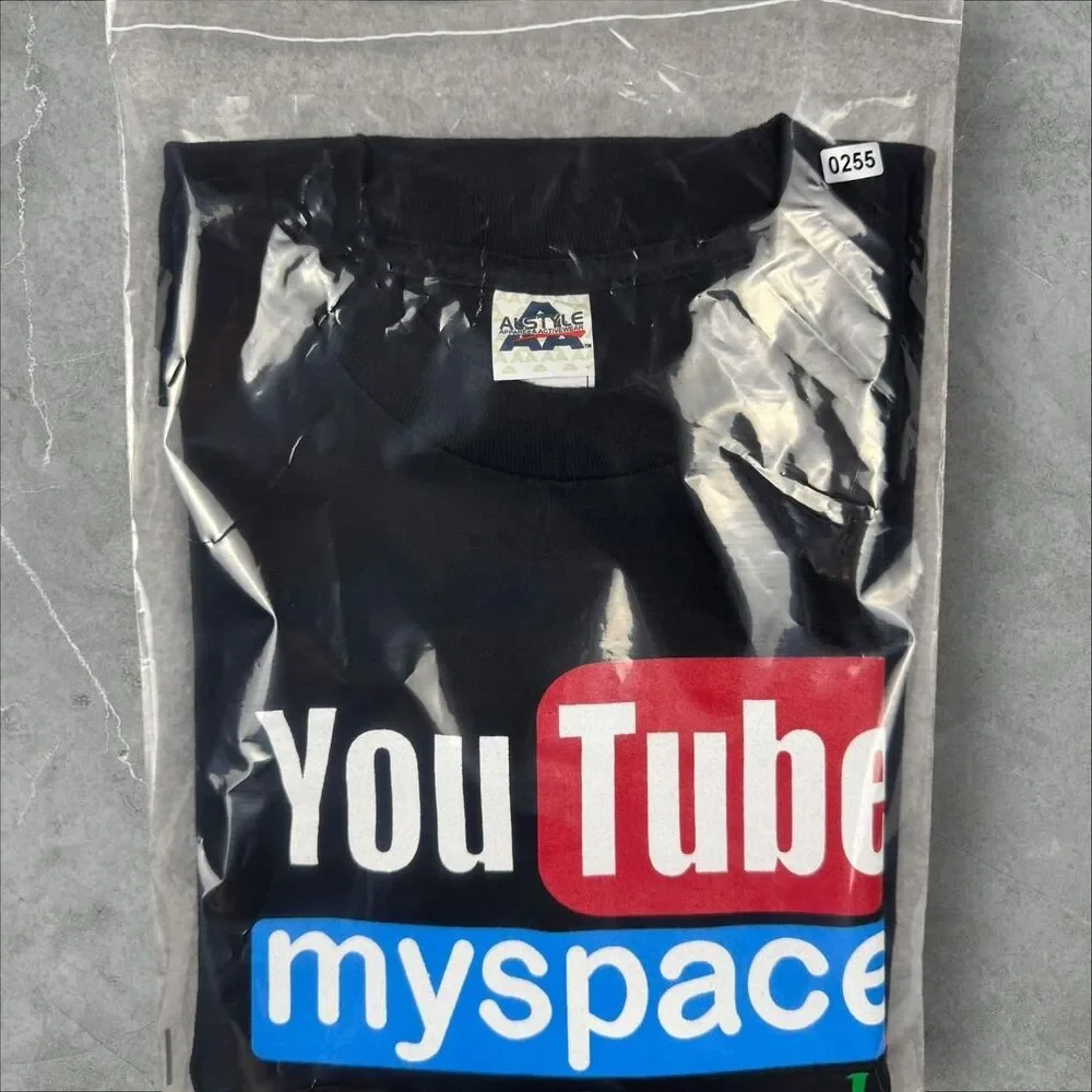 VTG Y2K Funny "YouTube Myspace and I'll Google your Yahoo" Humor Shirt - XL - Picture 6 of 6